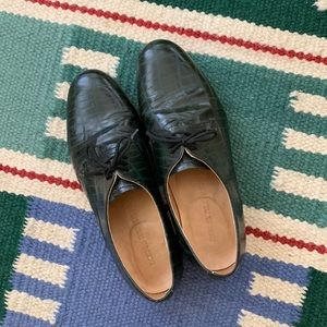 Dieppa Restrepo Oxfords in Emerald Green Leather 8 38